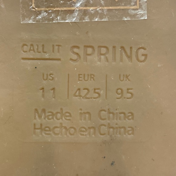 CALL IT SPRING, Brown, Sandals, Size 11 - Picture 5 of 5